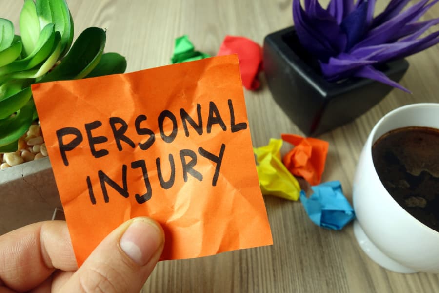 Personal Injury Post-It